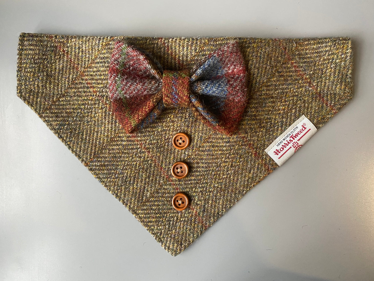 Harris Tweed Wedding Tux Bandanas